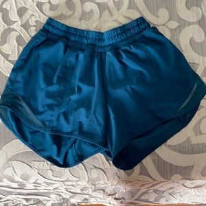 lululemon turquoise shorts